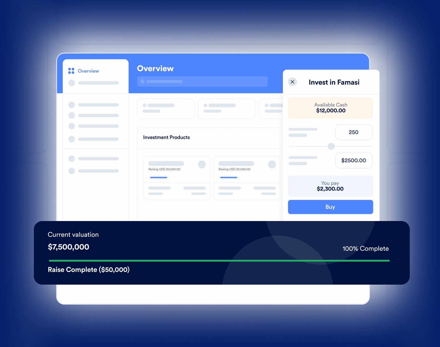 GetEquity Business dashboard